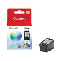 Canon CL-211XL OEM ink cartridge, high yield, color