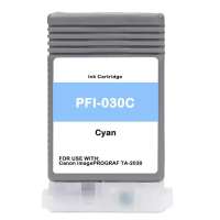 Compatible inkjet cartridge for Canon PFI-030C - cyan