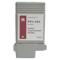 Compatible Canon PFI-101R ink cartridge, red
