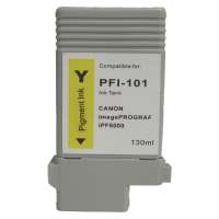 Compatible Canon PFI-101Y ink cartridge, yellow