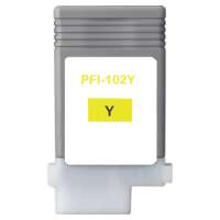 Compatible Canon PFI-102Y ink cartridge, yellow