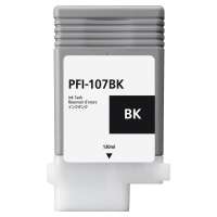 Compatible Canon PFI-107BK ink cartridge, black