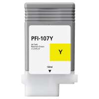 Compatible Canon PFI-107Y ink cartridge, yellow