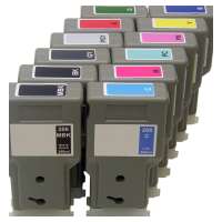 Compatible Canon PFI-206 ink cartridges, 12 pack