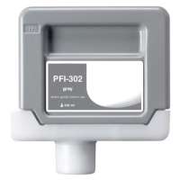 Compatible Canon PFI-302GY ink cartridge, pigment gray