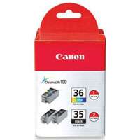 Canon PGI-35, CLI-36 OEM ink cartridges, 2 pack