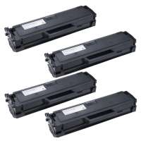 Remanufactured Dell 331-7328 (DRYXV/RWXNT) toner cartridge - high capacity (high yield) black - 4-pack