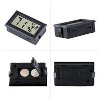 Digital Electronic Temperature and Humidity Meter Gauge (Thermometer and Hygrometer in one) with LCD Display (Temperature is displayed in Fahrenheit / Humidity Displayes as Percent)