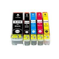 Remanufactured Epson 410XL ink cartridges, high yield, 5 pack