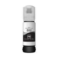 Compatible ink bottle for Epson T552120 (552) - photo black