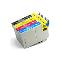 Remanufactured Epson 69 ink cartridges, 4 pack