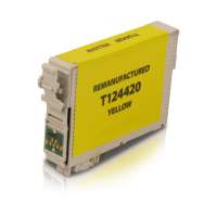 Remanufactured Epson 124, T124420 ink cartridge, yellow