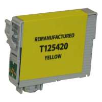 Remanufactured Epson 125, T125420 ink cartridge, yellow