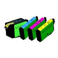 Remanufactured Epson 252XL ink cartridges, high yield, 4 pack