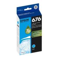 Epson 676XL, T676XL220 OEM ink cartridge, high yield, cyan