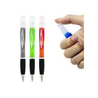 2 in 1 Design: Premium Hand Sanitizer Pen Pack (Dual Purpose - regular pen on one end, refillable sanitizer spray on the other) - contains 4 pens