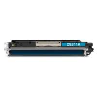 Compatible HP 126A, CE311A toner cartridge, 1000 pages, cyan