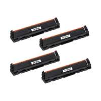 Compatible for HP CF500A / CF501A / CF503A / CF502A (202A) toner cartridges - Pack of 4