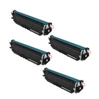 Compatible HP W2100A (210A) toner cartridges - 4-pack