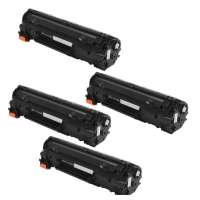 Compatible HP CF230X (30X) toner cartridge - WITHOUT CHIP - 4-pack