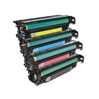 Compatible HP 504X / 504A toner cartridges - 4-pack