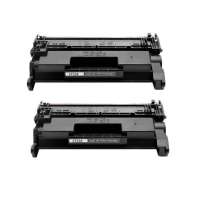 Compatible HP CF258A (58A) toner cartridge - WITHOUT CHIP - 2-pack