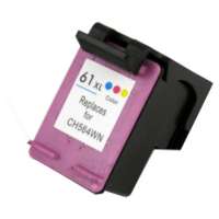 Remanufactured HP 61XL, CH564WN ink cartridge, high yield, tri-color