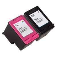 Remanufactured HP 62 ink cartridges, 2 pack
