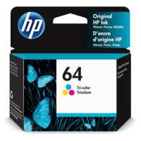 Genuine OEM HP N9J89AN (HP 64) inkjet cartridge - color