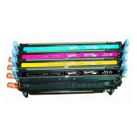 Compatible HP 643A, Q5950A, Q5951A, Q5952A, Q5953A toner cartridges, 4 pack
