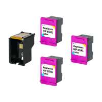 3 Plug-In Cartridges for HP 65XL (Color, 3-Plugins with an OEM printhead)