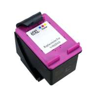 Remanufactured HP 65XL, N9K03AN ink cartridge, high yield tri-color