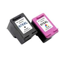 Remanufactured inkjet cartridges Multipack for HP 67XXL - 2 pack