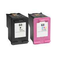 Remanufactured inkjet cartridges Multipack for HP 68 - 2 pack
