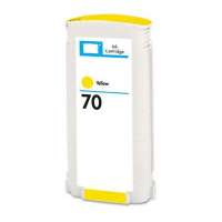 Remanufactured HP 70, C9454A ink cartridge, yellow
