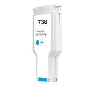 Remanufactured HP 498N5A (738 130-ml) inkjet cartridge - cyan