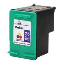 Remanufactured HP 75XL, CB338WN ink cartridge, high yield, tri-color