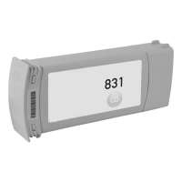 Compatible inkjet cartridge for HP CZ706A (HP 831) - latex optimizer