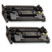 Compatible HP CF289X (89X) toner cartridge - WITH CHIP - 2-pack