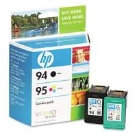 HP 94, 95, C9354FN OEM ink cartridges, 2 pack