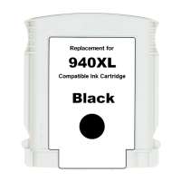 High Quality PREMIUM CARTRIDGE for the HP 940XL, C4906AN ink cartridge, made in the United States, high yield, black
