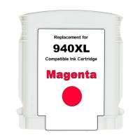 High Quality PREMIUM CARTRIDGE for the HP 940XL, C4908AN ink cartridge, made in the United States, high yield, magenta
