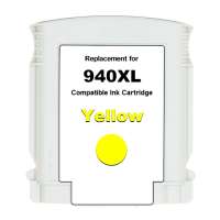 High Quality PREMIUM CARTRIDGE for the HP 940XL, C4909AN ink cartridge, made in the United States, high yield, yellow