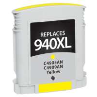 Remanufactured HP 940XL, C4909AN ink cartridge, high yield, yellow