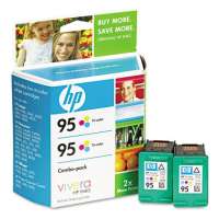 HP 95, CD886FN OEM ink cartridges, 2 pack