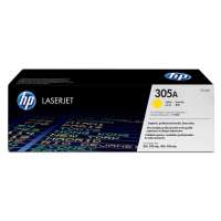 HP 305A, CE412A original toner cartridge, 2600 pages, yellow
