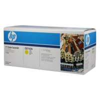 HP 307A, CE742A original toner cartridge, 7300 pages, yellow