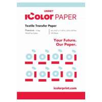 iColor Premium 2 Step Transfer and Adhesive Media Kit For Light and Dark Textiles -A4- 8.27 in x 11.69 in (210mm x 297mm) - includes 100 sets