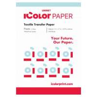 iColor Presto! Neon Yellow -A- Transfer Media 8.5 in x 11 in (216 x 279mm) (Requires -B- adhesive media) - includes 100 pcs