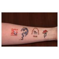 iColor Temporary Tattoo 2 Step Transfer and Adhesive Media Kit -A4- 8.27 in x 11.69 in (210 x 297mm) - includes 100 sets